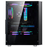 1stPlayer B7 (Black) BLACK.SIR Series With 4 Fans ATX Gaming Case