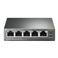 TP-Link SG1005P - 5-Port Gigabit Desktop Switch with 4-Port PoE