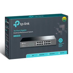 TP-Link TL-SG1016D - 16-Port Gigabit Desktop/Rackmount Switch
