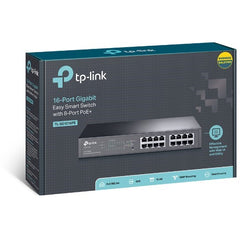 TP-Link TL-SG1016PE - 16-Port Gigabit Easy Smart PoE Switch with 8-Port PoE+