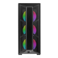 Xigmatek Trio EN45693 Glass Chassis ARGB Mid Tower Tempered Gaming Case