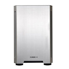 LIAN LI TU150 Aluminum Tempered Glass ITX Case – Silver Color
