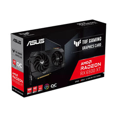 ASUS TUF Gaming Radeon RX 6500 XT OC Edition 4GB supreme GDDR6 durability and stalwart of cooling