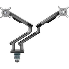 Twisted Minds Dual Monitors Premium Slim Aluminum Spring-Assisted Monitor Arms - Grey TM-49-C012-G