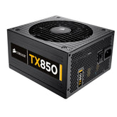 USED Corsair TX Series™ TX850 — 80 PLUS® Bronze Certified 850 Watt High Performance Power Supply Wit