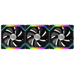 LIAN LI UNI Fan SL 120 Triple 3pcs aRGB PWM 120mm 1900RPM with controller White - Black