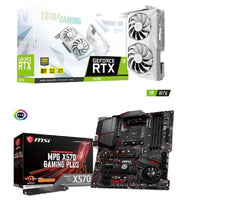 Zotac RTX 3070 TWIN EDGE OC WHITE EDITION WITH MSI X570 GAMING PLUS MOTHERBOARD BUNDLE OFFER