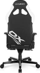 DXRacer Gaming Chair G Series PVC Leather Metal Frame 4D Armrest, Black-White | GC-G001-NW-C2-422