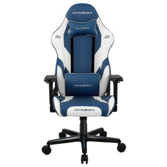 DXRacer Gaming Chair G Series GC-G001-BW-C2-422 PVC Leather Metal Frame 4D Armrest, Blue-White