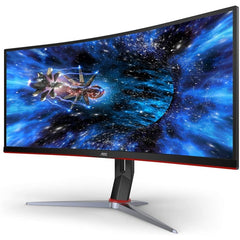 AOC CU34G2X 34 Curved Frameless Gaming Monitor QHD VA Panel 1ms 144Hz Freesync