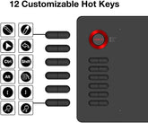 VEIKK A15 Pen Graphics Drawing Tablet 10X6 Inch Large Drawing Area