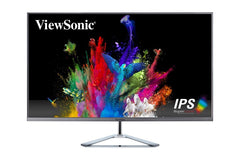 ViewSonic VX3276-2K-mhd 32" WQHD IPS Monitor with a Stylish Ultra-Slim Frameless Design