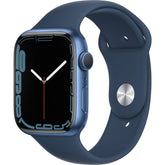 Apple Watch Series 7 Aluminum Abyss Blue & Midnight Black Sport Band GPS-45mm