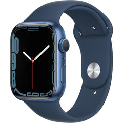 Apple Watch Series 7 Aluminum Abyss Blue & Midnight Black Sport Band GPS-45mm