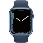 Apple Watch Series 7 Aluminum Abyss Blue & Midnight Black Sport Band GPS-45mm