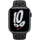 Apple Watch Series 7 Aluminum Nike Case Anthracite - Black Sport Band GPS-45mm