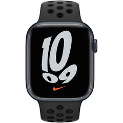 Apple Watch Series 7 Aluminum Nike Case Anthracite - Black Sport Band GPS-45mm