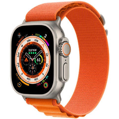 Apple Watch Ultra Orange - Starlight - Green Alpine Titanium Case Loop-49mm