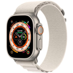Apple Watch Ultra Orange - Starlight - Green Alpine Titanium Case Loop-49mm