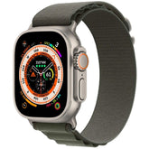 Apple Watch Ultra Orange - Starlight - Green Alpine Titanium Case Loop-49mm