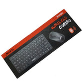 Jedel WS6100 Ultra Wireless Mouse Keyboard Slim Mini set