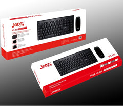 JEDEL WS650 Wireless Keyboard Mouse Combo