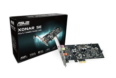 ASUS XONAR SE 5.1 116dB SNR PCIe Gaming Sound Card with 300ohm Headphone AMP
