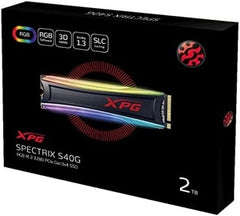 XPG 2TB S40G M.2 2280 NVMe RGB SSD Single Cut