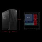 XPG DEFENDER PRO Mid-Tower PC Case – Black