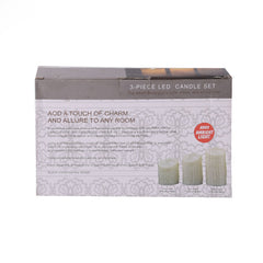 LED CANDLE SET 3PC IR 28-32
