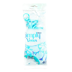 GILLETTE SIMPLY VENUS RAZORS 4 PC