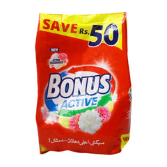 BONUS WASHING POWDER ACTICE SAVE RS.50 1 KG