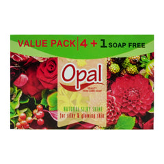 OPAL SOAP NATURAL SILKY SHINE 4+1 PACK 350 GM