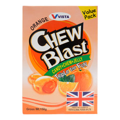 VISTA CHEW BLAST CANDY ORANGE 150 GM