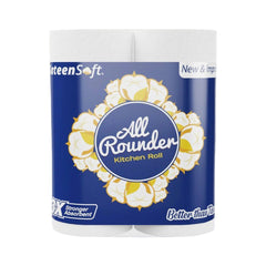 SATEENSOFT ALL ROUNDER KITCHEN ROLL LARGE TWIN PACK