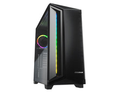 Cougar Dark Blader X7 with 1 ARGB Fan Translucent Black - Midnight Green Gaming Case