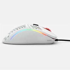 Glorious Model D (Matte White) Extreme Lightweight Ergonomic Gaming Mouse 68G