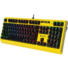 Bloody B810RC lightning speed mechaical switch (PUNK YELLOW DETACHABLE COVER BLUE SWITCH)