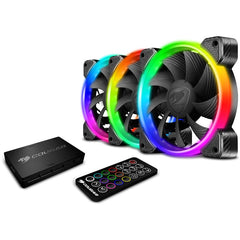 Cougar Vortex RGB HPB 120 PWM HDB Cooling Case 3 Fans Pack