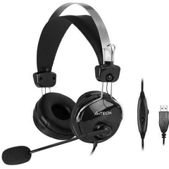 A4Tech HU-7P Crystal Clear Chat Stereo Wired Headphones
