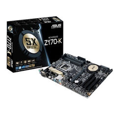 USED INTEL CORE I5 6600K + ASUS Z170-K COMBO WITHOUT BOX