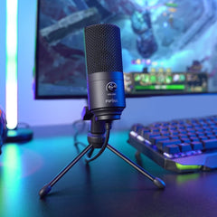 Fifine K669B USB Condenser Microphone With Volume Dial
