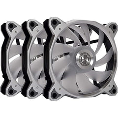 Lian Li Bora Digital Series RGB BR Digital-3R S,120mm Addressable RGB Fan, 3 Fans Pack – Gray Frame