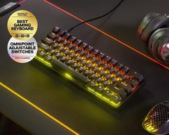 SteelSeries Apex Pro Mini Omnipoint Mechanical Adjustable Switches - Rapid Trigger Gaming Keyboard - 64820