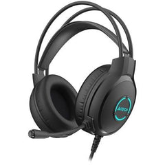 A4Tech FH300U Neon USB Stero Headphones - Black