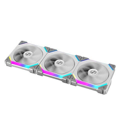 Lian Li UNI Fan SL120 Single Pack White Without Controller (ARGB 120mm LED PWM Daisy-Chain) 12UF1W