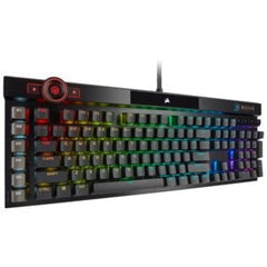 Corsair K100 RGB Mechanical Gaming Keyboard — CHERRY® MX Speed — Black