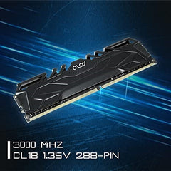 OLOY Owl DDR4 Memory 16GB 3000Mhz – Black