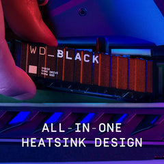 WD_BLACK 500GB SN850 NVMe SSD for PS5 Consoles Solid State Drive with Heatsink - Gen4 PCIe, M.2 2280, Up to 7,000 MB/s