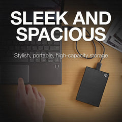 Seagate One Touch 2TB External HDD with Password Protection – Black, for Windows and Mac STKY2000400